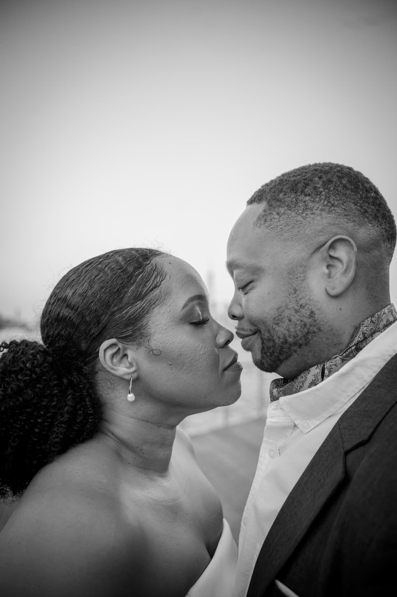 Ashley and Vincent sharing a quiet moment